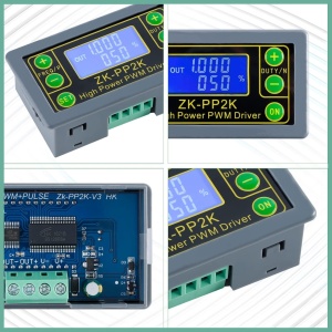 ZK-PP2K PWM i PULSE Regulator Brzine DC Motora i Generator Signala sa LCD ekranom 8A 150W - Img 8