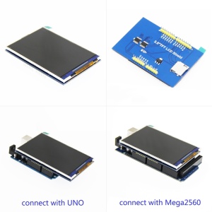 3.5" TFT LCD Touch Screen Display 480x320 za Arduino Uno/Mega - Img 3