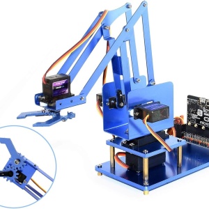 4-DOF Edukativna Metalna Robotska Ruka sa Servo Driverom - Kit za micro:bit - Img 2