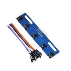 5-Kanalni Infracrveni Senzor za Praćenje Linije TCRT5000 (Line Follower) - za Arduino i Pametna Vozila - Img 4