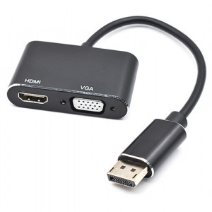 Adapter DisplayPort M-HDMI F+VGA F