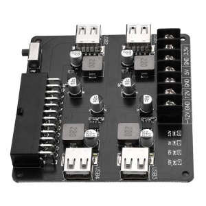 ATX Adapter Modul za Napajanje sa 4x USB Brzo Punjenje (3.3V-12V) - Adapter Ploča za Računarsko Napajanje - Img 12