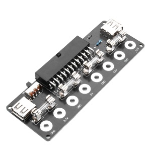 ATX Adapter Razvodna Ploča za Laboratorijsko Napajanje (3.3V, 5V, 12V) - Modul za Računarsko Napajanje ATX / SFX / FLEX sa USB i Banana Priključcima - Img 10