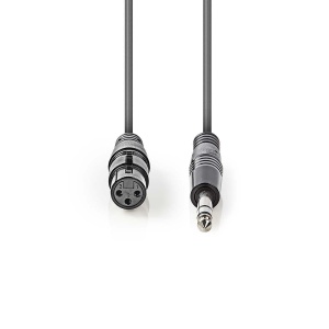 Audio Kabl XLR Ženski na 6.35 mm Bananas 1.5m – Balansirani Mikrofonski Kabl - Img 2
