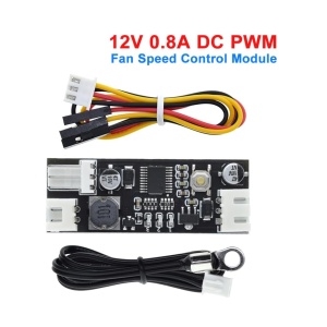 DC 12V PWM Regulator brzine ventilatora sa temperaturnim senzorom NTC 50K - Img 5