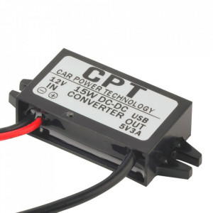 DC-DC konvertor 12VDC na 5VDC 3A sa mikro USB priključkom - Img 4