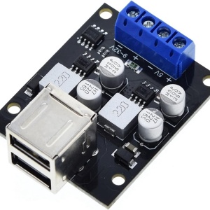 DC-DC Step-Down Buck Konverter 9V-32V na 5V Dual USB QC3.0 Brzi Punjač 6A