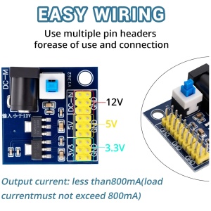 DC-DC Step-Down Modul Napajanja 12V na 5V i 3.3V AMS1117 - Img 4