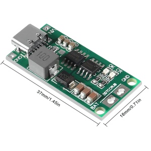 DC-DC Step-Up Modul za Punjenje 18650 Li-Ion Baterija USB-C (2S / 3S / 4S) - Img 9