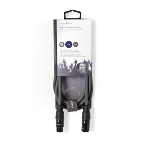 Digitalni DMX kabl 110 Ohm – XLR 3-pinski (M) na XLR 3-pinski (Ž) – 1.5m - Img 3