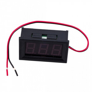 Digitalni mini ugradni voltmetar 4.5-30V DC crveni LED - Img 2