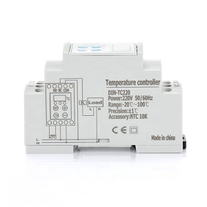 Digitalni Termostat za DIN Šinu 220VAC 10A sa Sondom (Senzorom) - Img 4