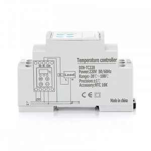 Digitalni Termostat za DIN Šinu 220VAC 10A sa Sondom - Img 4