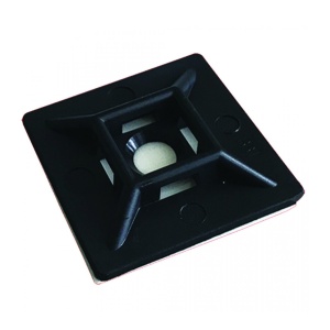 Držač vezica za kablove 19x19mm crni