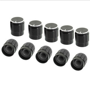 Dugme za potenciometar 15x17mm crno - Img 4
