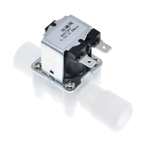 Elektromagnetni ventil za vodu i vazduh 12V DC 1/2" NC (Normalno Zatvoren) plastični