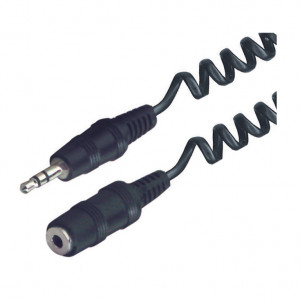 Kabl 3.5mm ST M-3.5mm ST F spiralni 1.2m
