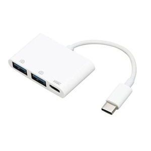 Kabl adapter USB C M-2xUSB3.0 A F+USB C F