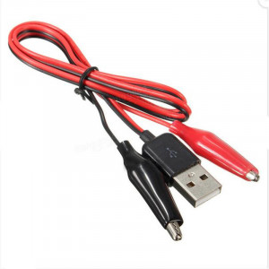 Kabl adapter USB2.0 A M-2xkrokodil štipaljka - Img 6