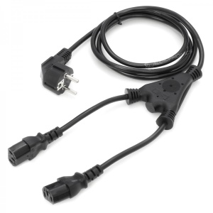Kabl CEE7/4 M-2xC13 F 2.0m