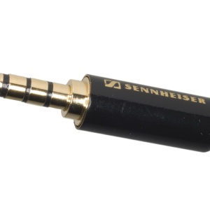Klink konektor 3.5mm 4-pol M za kabl Sennheiser crni