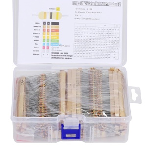 Komplet Ugljenoslojnih Otpornika 1/4W 5% – 3120 komada (156 vrednosti)