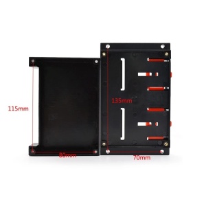 Kutija plastična 145x90x40mm IP54 za DIN šinu crna - Img 5