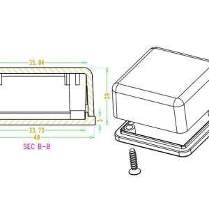 Kutija plastična 41x41x20mm IP54 bela - Img 6