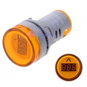 LED voltmetar 60-500VAC 22m žuti