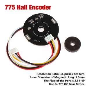 Magnetni Enkoder za DC Motor 775-P16 sa Hol Senzorom 5V