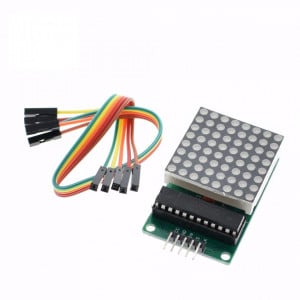 MAX7219 LED Matrica Ekran 8x8 Modul za Arduino sa kablovima - Img 1