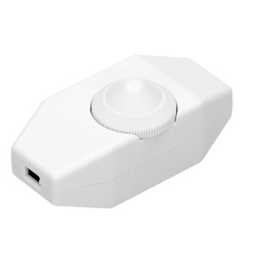 Međugajtanski dimer za lampu (regulator jačine svetla) – beli, 2A/150W - Img 3