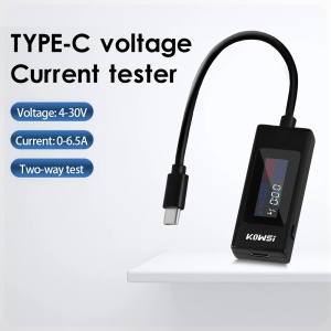 Multifunkcionalni USB-C Tester i Voltmetar Ampermetar KWS-065C - Digitalni Merač Napona i Struje / Tester za punjače - Img 2