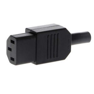 Naponski konektor IEC C14 ženski za kabl 10A 250V Crni - Strujna utičnica za računar / UPS - Img 10