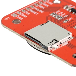 Okrugli TFT LCD Displej 1.28" 240x240 GC9A01 SPI sa Čitačem SD Kartica (TF slotom) - za Arduino / ESP32 - Img 6