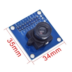 OV7670 VGA Kamera Modul 0.3Mpx VGA 640x480 sa F1.8 6mm Objektivom 3.3V - Img 2