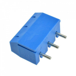 PCB Klema 3 Pina 5.08mm - Terminal Block Plavi - Img 3