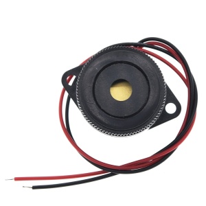Piezo Zujalica 3-24V DC 90dB 3.7KHz sa Žicama i Ušicama - za Alarm i Signalizaciju - Img 5