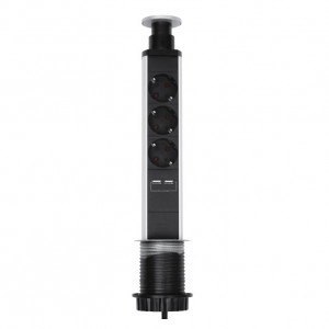 Produžni kabl 3xšuko+2xUSB-A stoni 1.4m - Img 1