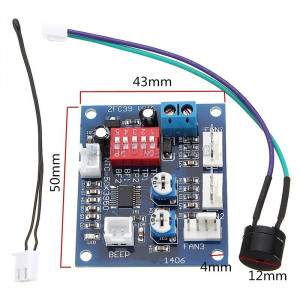 PWM Regulator Brzine Ventilatora 12V 5A sa NTC Sondom i Alarmom - Img 7