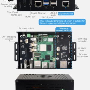 RaspberryPi 5 kućište metalno nadgradno (sa dodatnim LAN priključkom) - Img 7