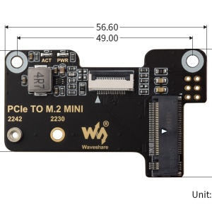 RaspberryPi 5 PCIe na M.2 adapter NVMe - Img 7