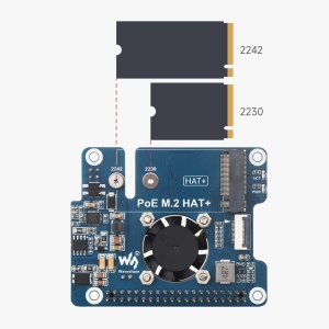 RaspberryPi 5 PCIe na M.2 adapter sa PoE funkcijom - Img 4