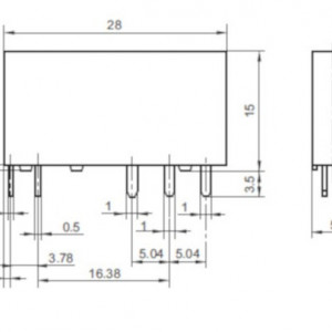 Rele HF41F-12-ZS - Img 3