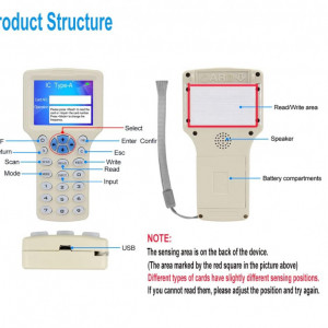 RFID programator 125KHz/13.56MHz - Img 2