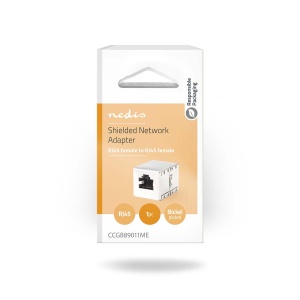 RJ45 mrežni nastavak (spojnica) CAT5 ženski-ženski, oklopljeni metalni - Img 4