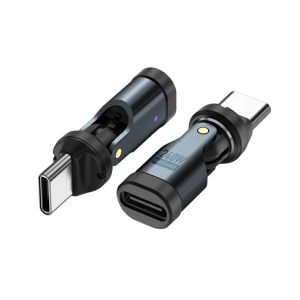 Rotirajući USB-C na USB-C Adapter 240W PD – 540° (180°+360°) - Img 5