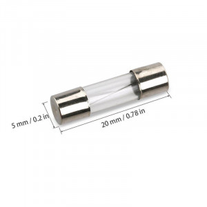 Set staklenih osigurača 5x20mm 100 komada (0.25A - 6A) - Img 4