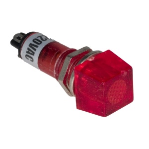 Signalna sijalica 230VAC 12x12mm crvena