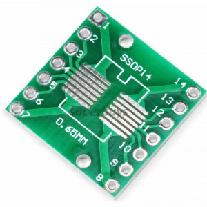 SMD na DIP Adapter Pločica SOP14 / SSOP14 (1.27mm / 0.65mm) - Img 6